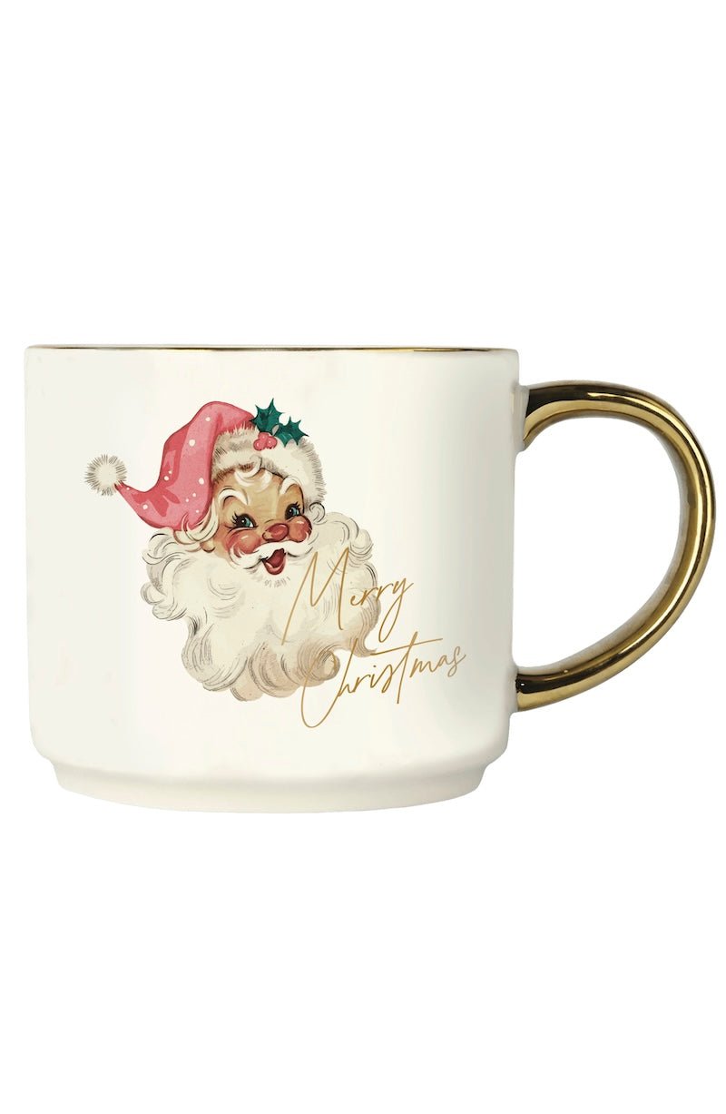Vintage Santa Coffee Mug - Christmas Decor & Gifts - Foxy’s