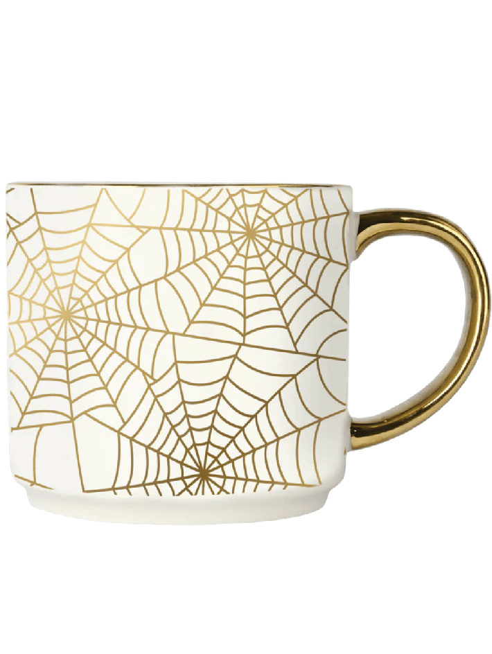 Spiderwebs Coffee Mug - Halloween Decor & Gifts - Foxy’s