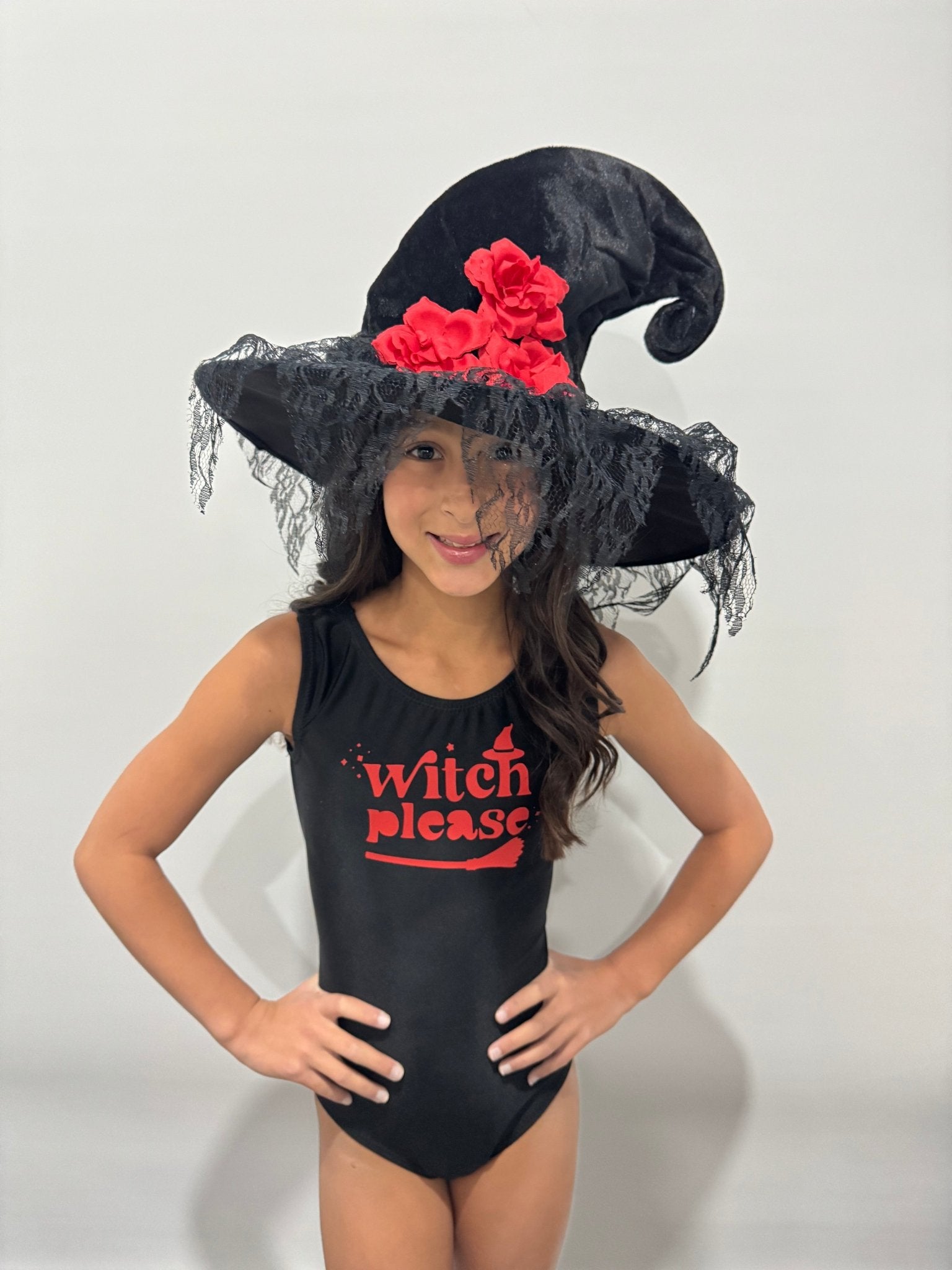 Witch, Please Halloween Gymnastics Leotard (witch or witchout the witch hat) - Foxy’s