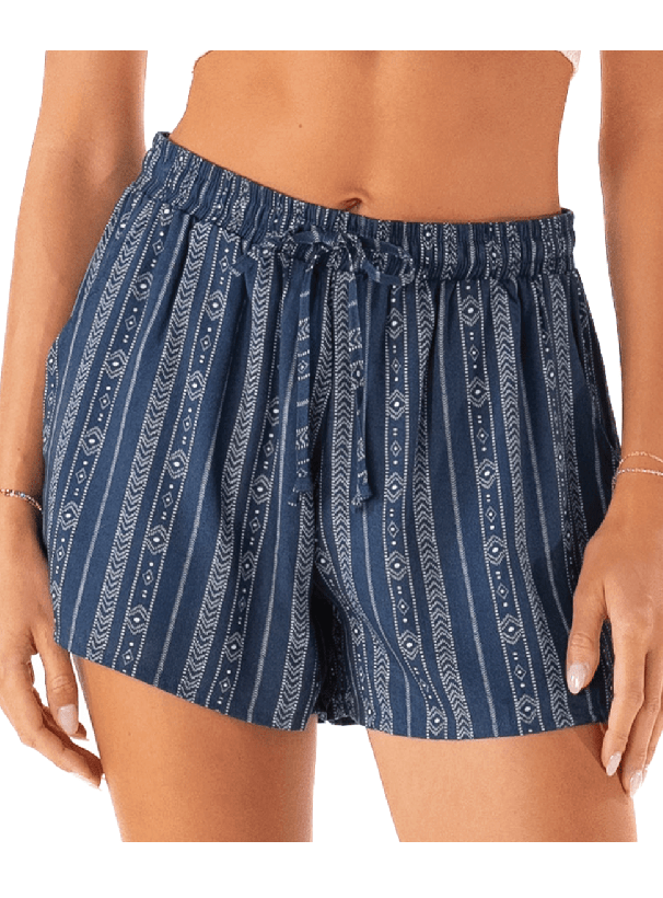 Lahu Tribal Print Rayon Cabana Shorts for Women – Relaxed Fit & Fun Style by Foxy's! - Foxy’s