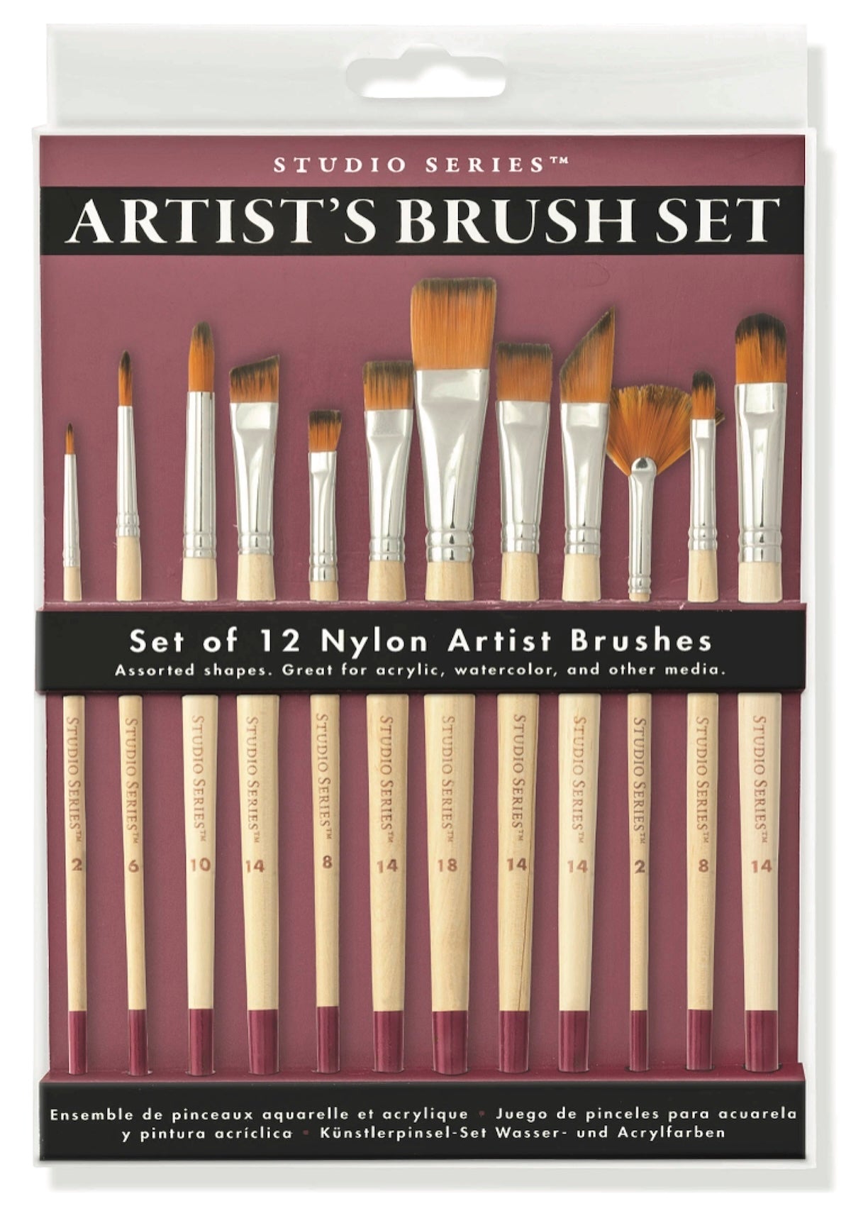 Studio Series Artist's Paintbrush Set - Foxy’s