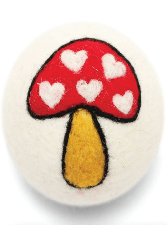 Hearts Eco Wool Dryer Balls Fair Trade - Foxy’s