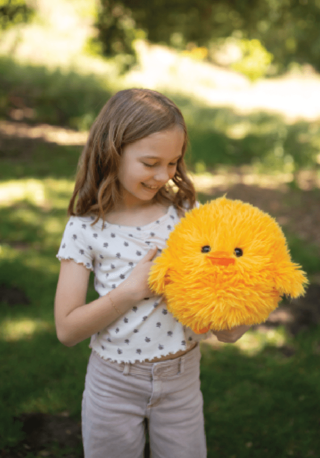 Soft Fluff Ball Fluffees Chickee Plushie - Foxy’s