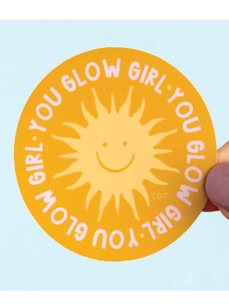 You Glow Girl Sunshine Decal Sticker - Foxy’s