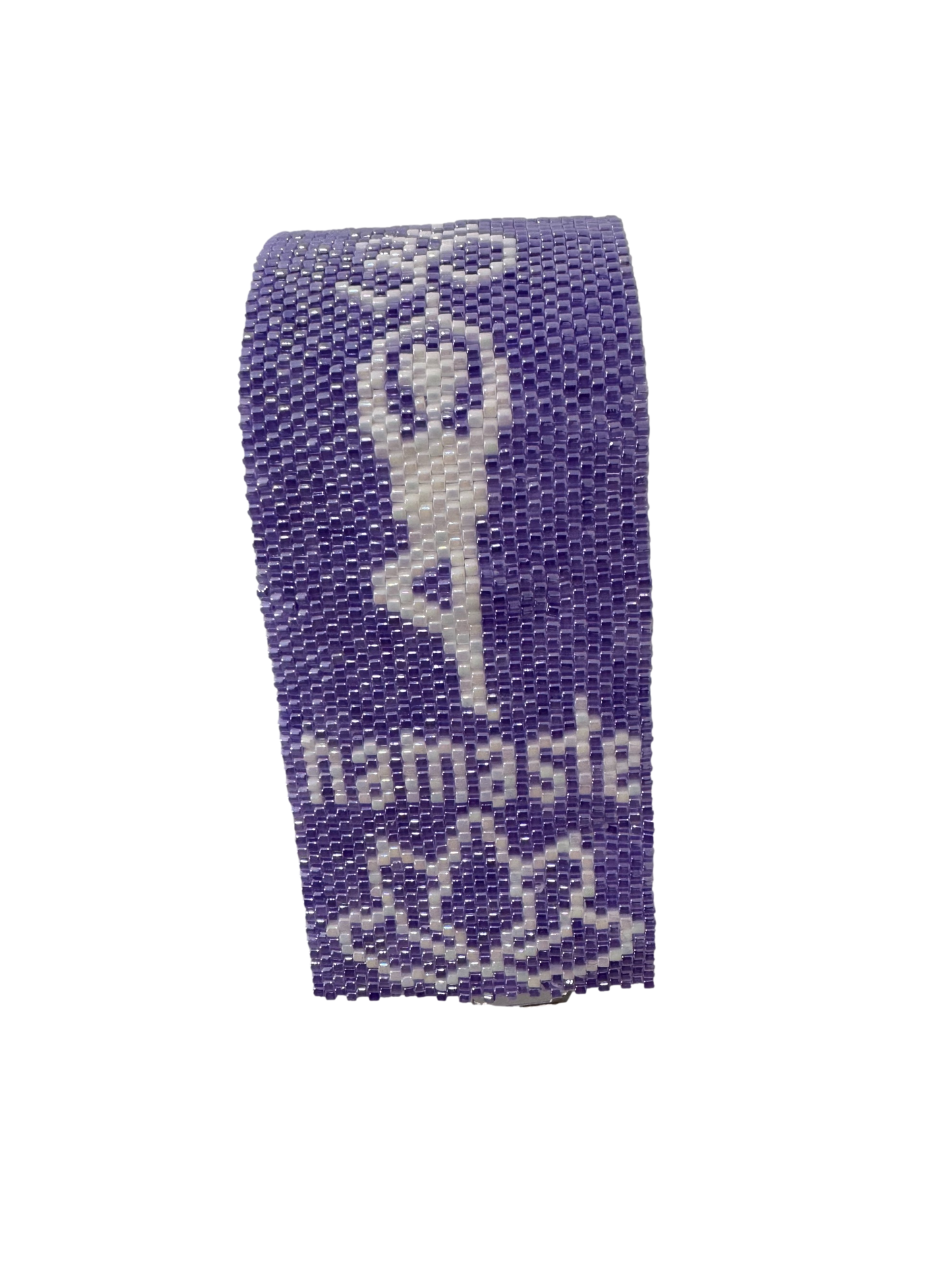 yoga namaste peyote stitched bracelet for adults