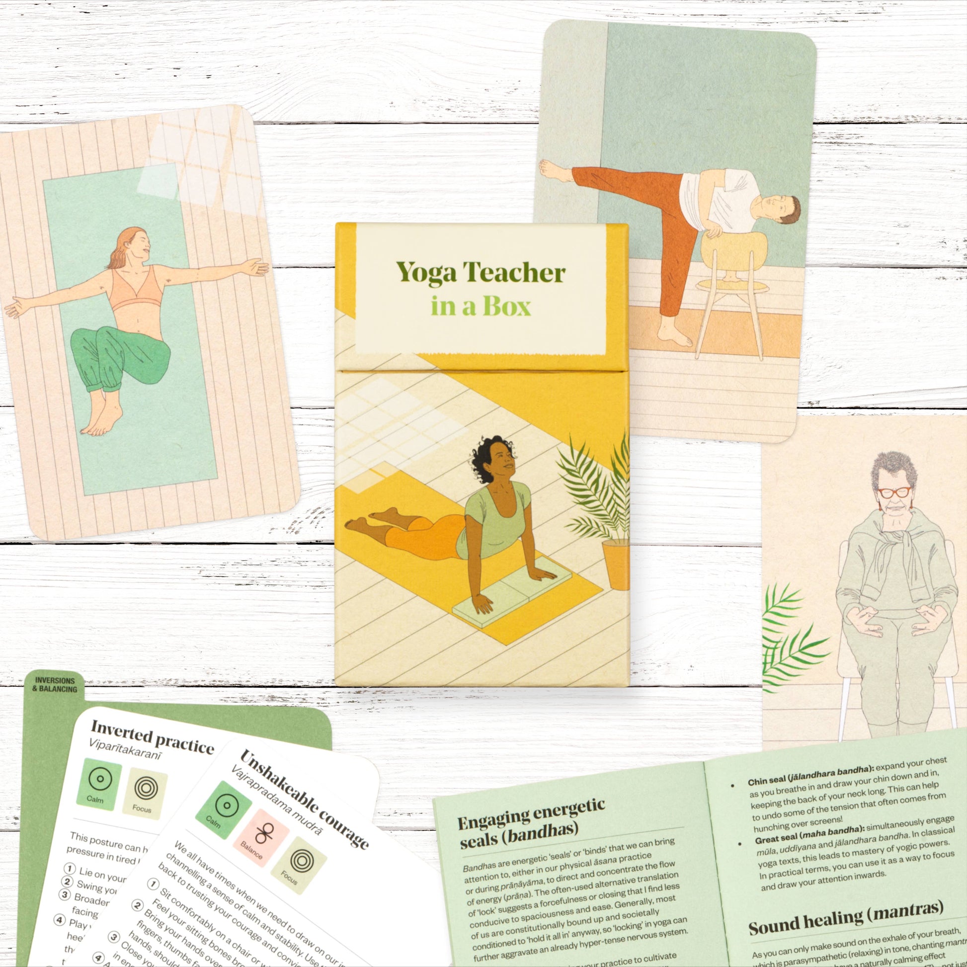 yoga flash cards for beginner yogis