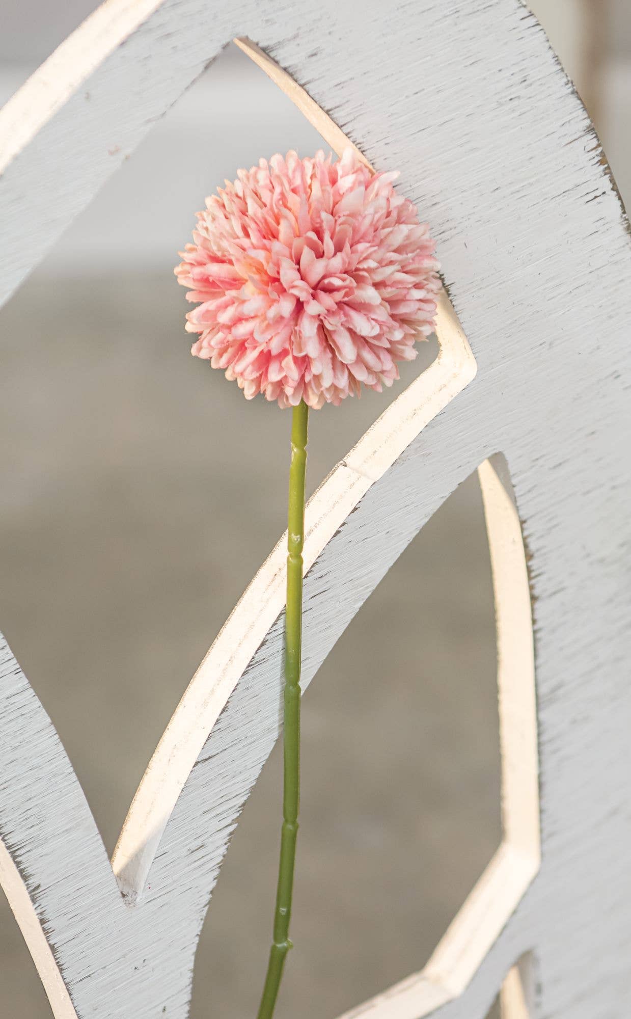 Faux Pompom Stem, Blush - Foxy’s