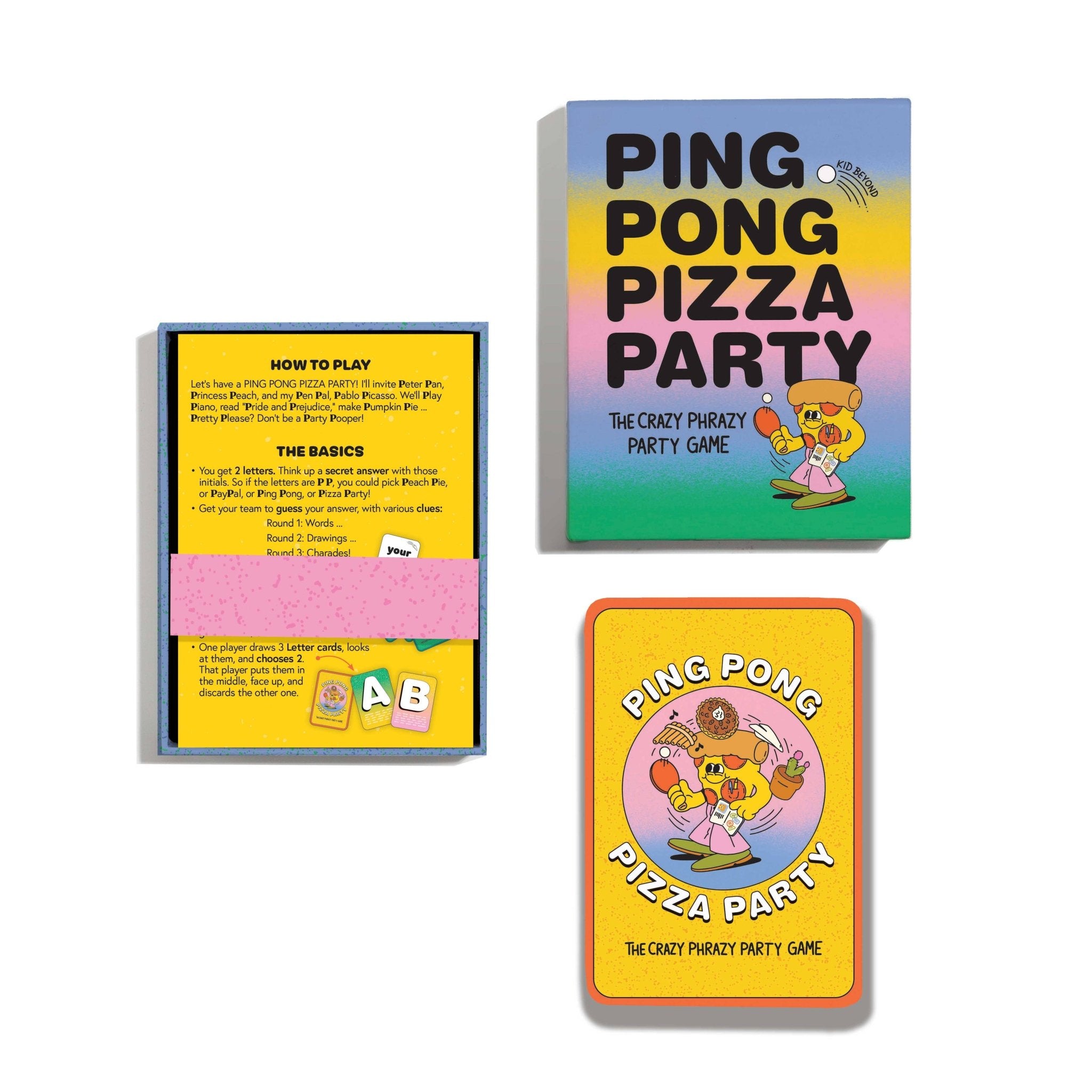 Ping Pong Pizza Party: The Crazy Phrazy Party Game - Foxy’s
