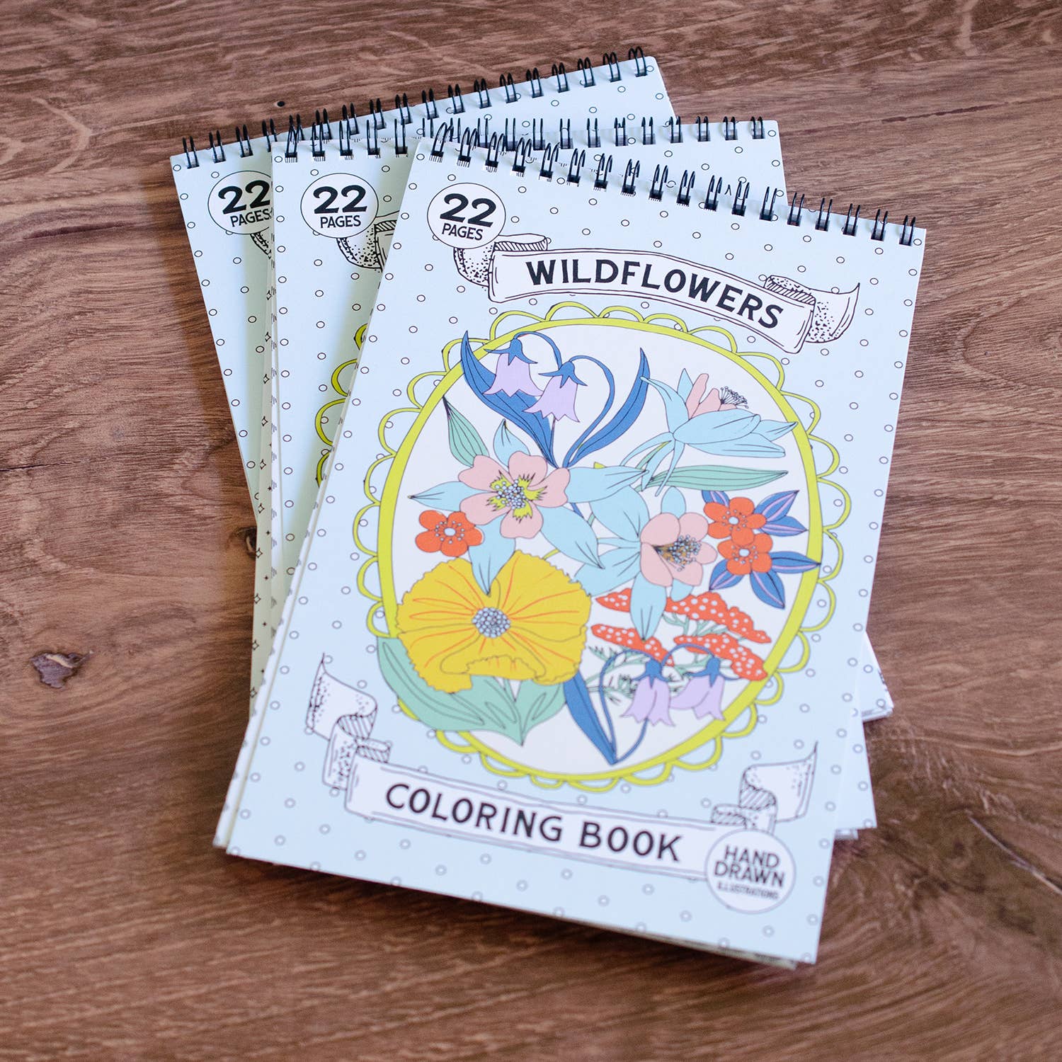 Wildflowers Premium Coloring Book - Foxy’s
