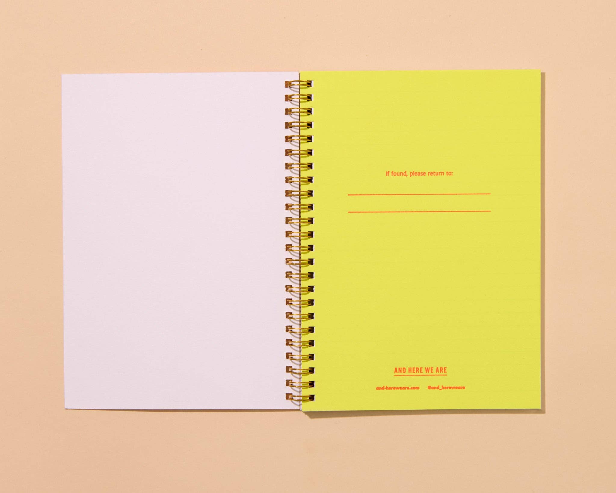 Letterpress A5 Spiral Notebook—Pickles (Trendy, Summer) - Foxy’s