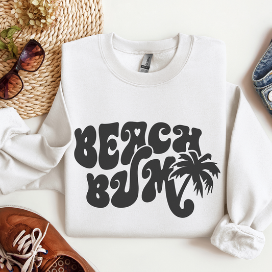 Groovy Beach Bum Graphic Sweatshirt