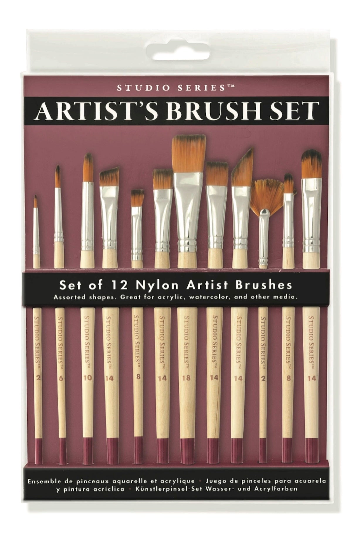 Studio Series Artist's Paintbrush Set - Foxy’s
