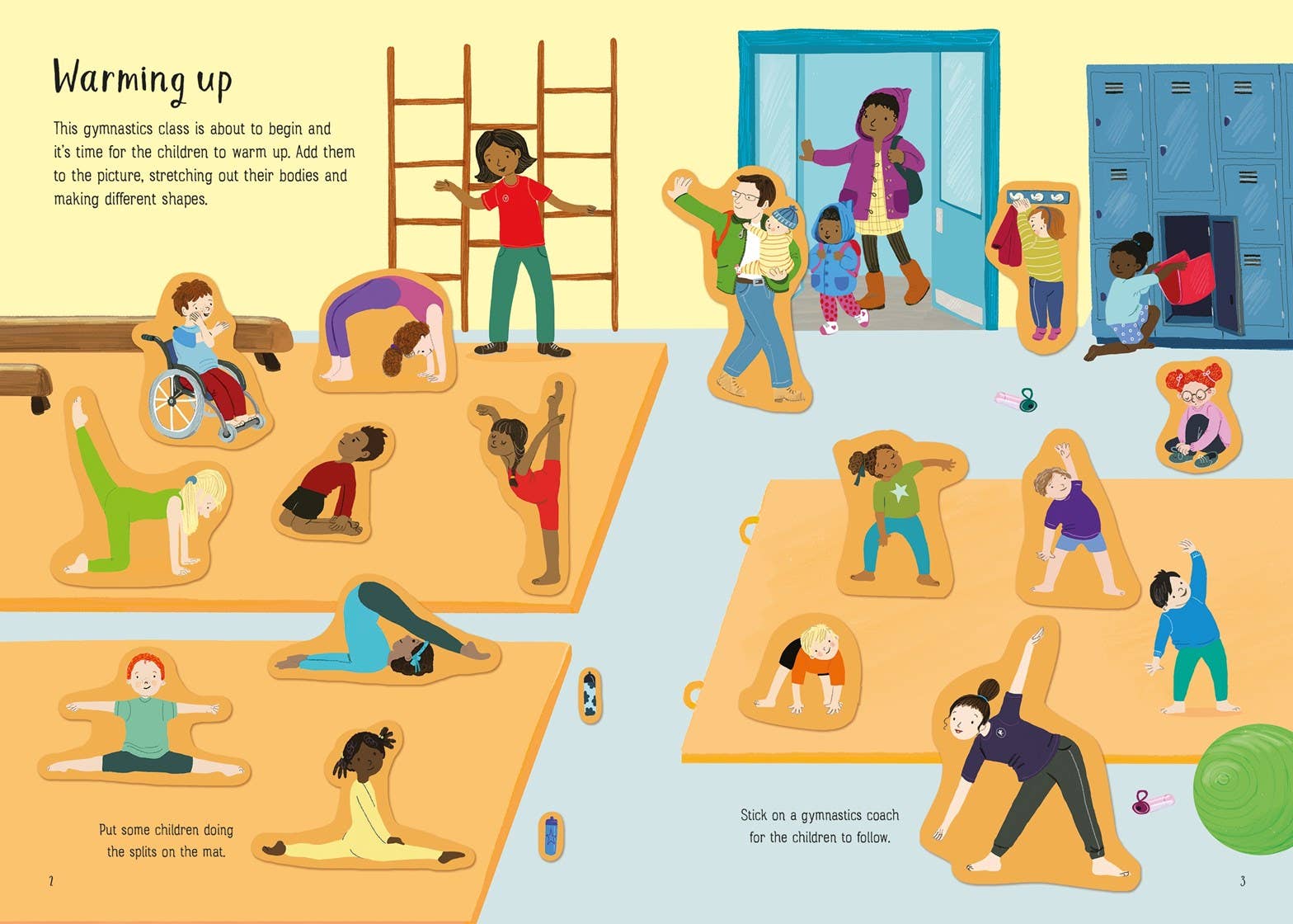 Little First Stickers Gymnastics : Usborne - Foxy’s