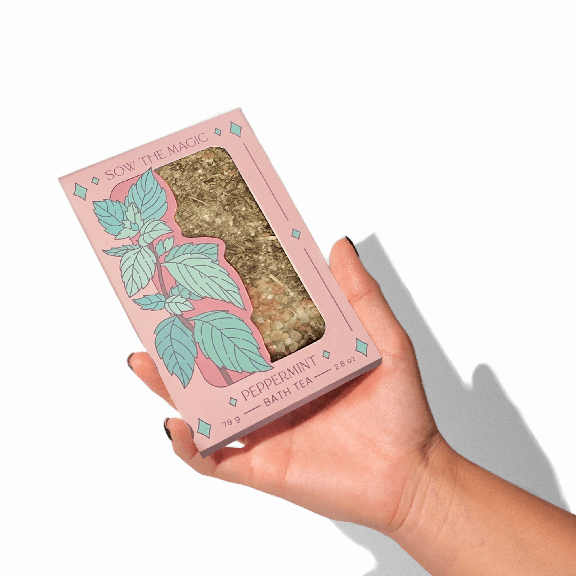 Peppermint Bliss Botanical Bath Tea Box - Foxy’s