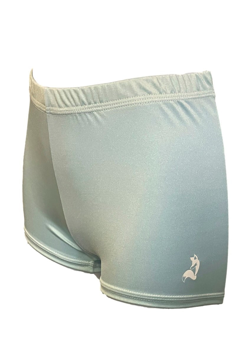 Baby Blue Lycra Performance Shorts - Foxy’s