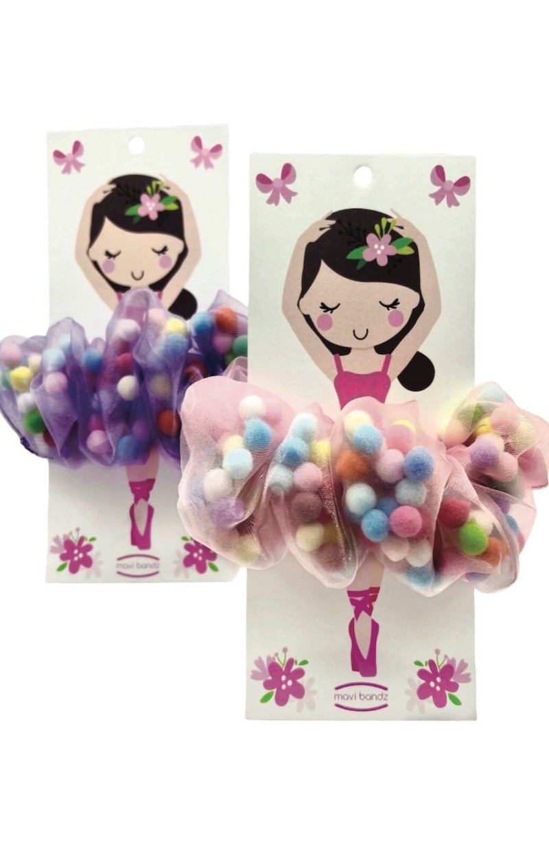 Ballerina Scrunchies - Perfect Hair Accessories for Dance, Gymnastics & Everyday Wear! - Foxy’s