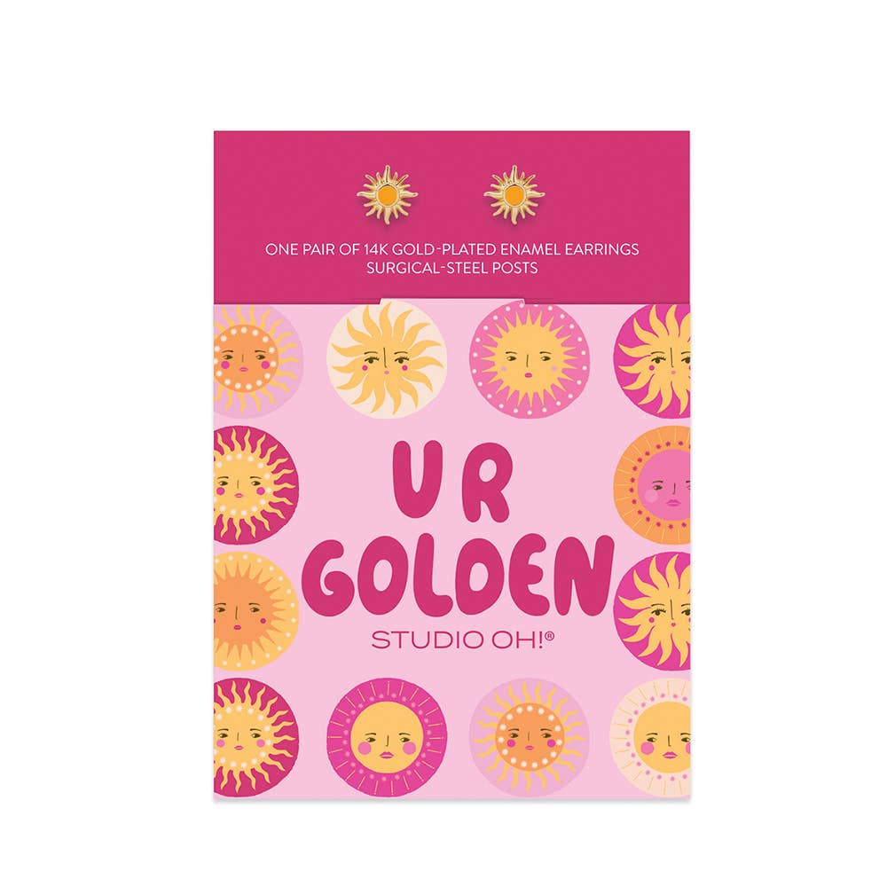 U R Golden Good Day Earrings - Foxy’s