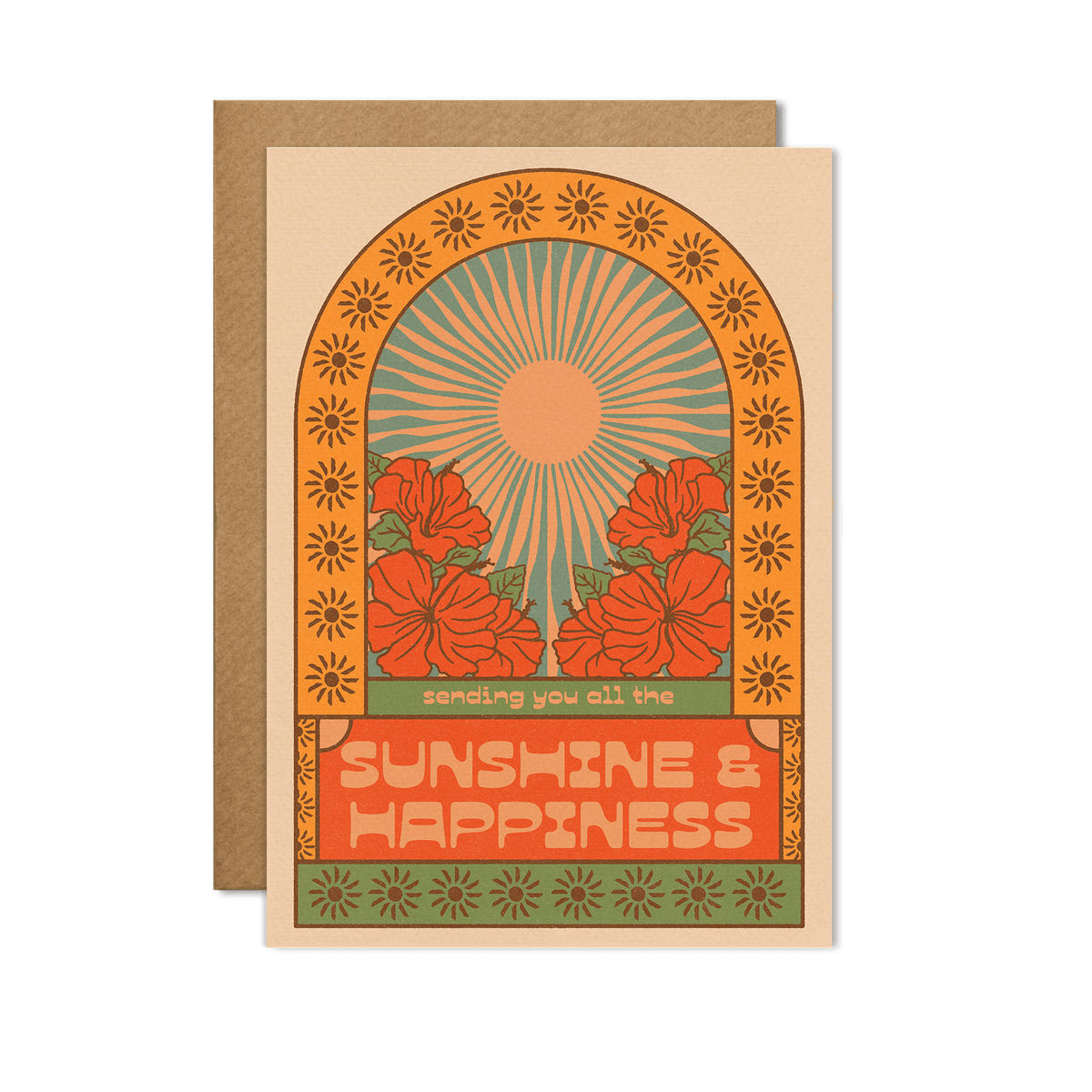 Sunshine & Happiness Greeting Card - Foxy’s