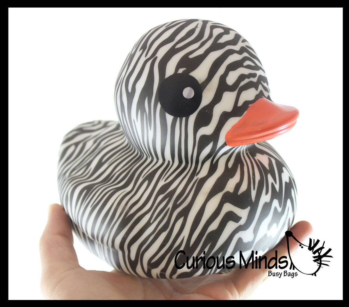 1 Jumbo Animal Print Rubber Ducks - Rubber Duckies - Foxy’s