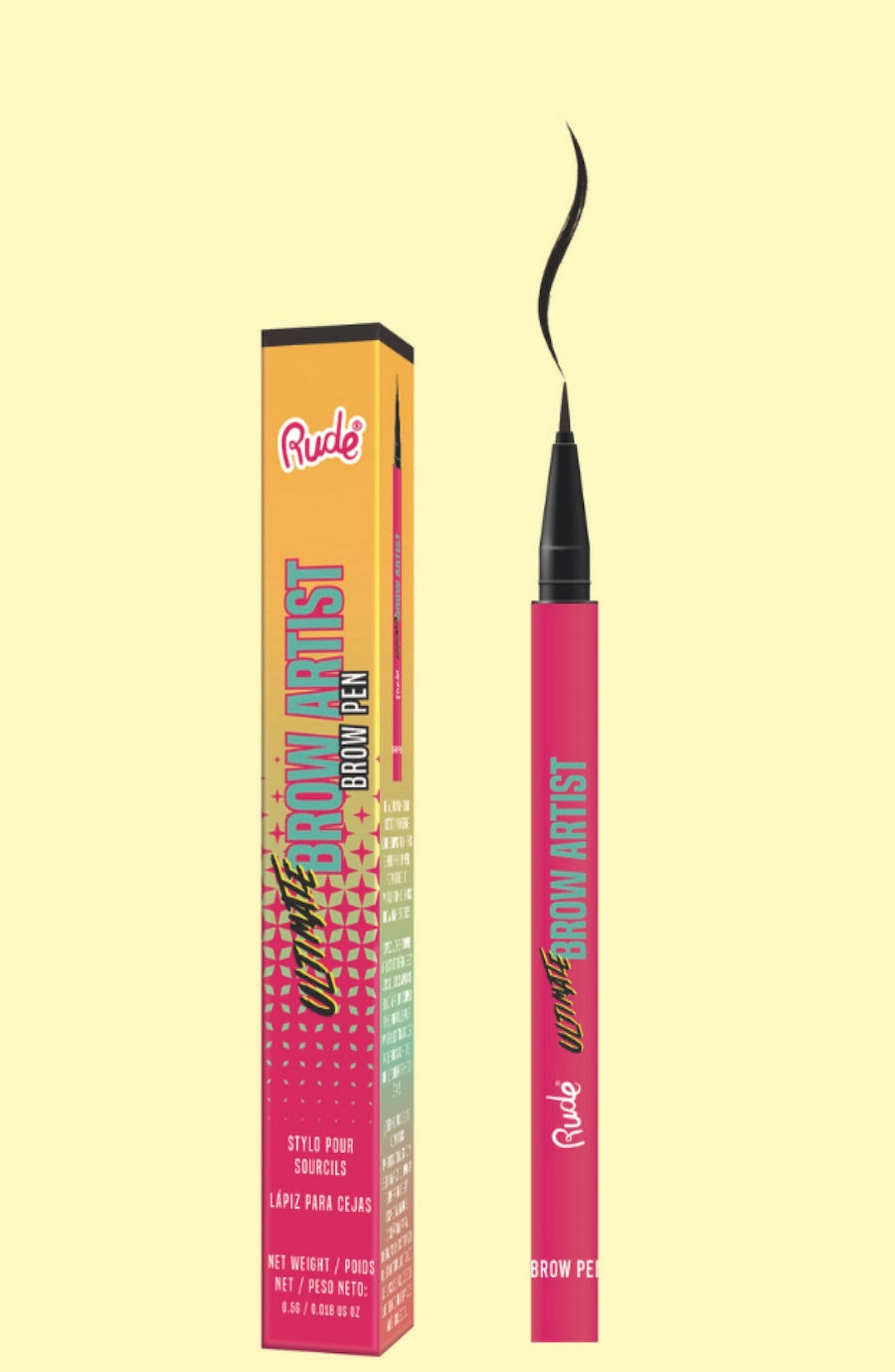 rude cosmetics black brown eye make up