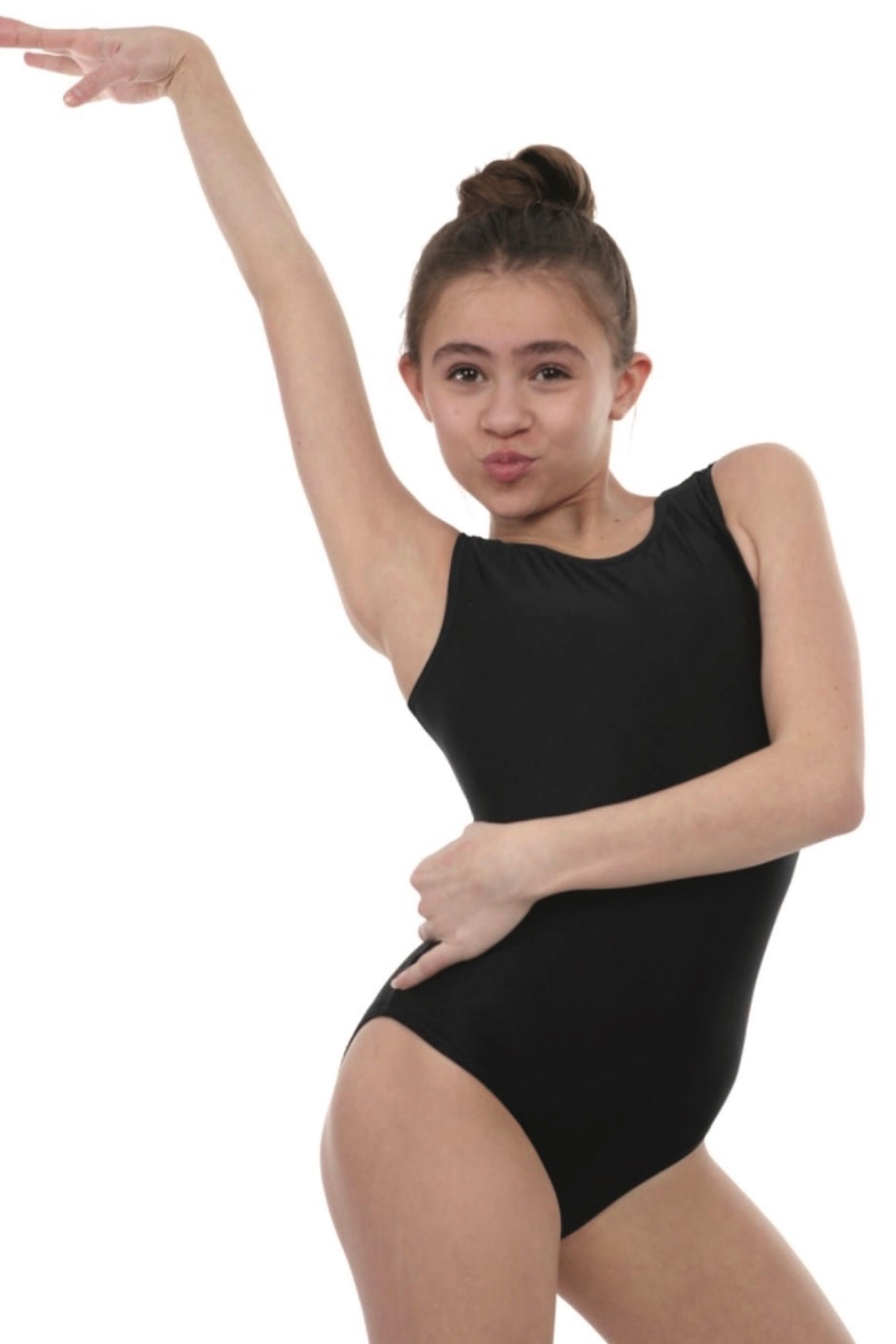 Ultra Soft Black Gymnastics Leotard | Foxy's Leotards - Foxy’s