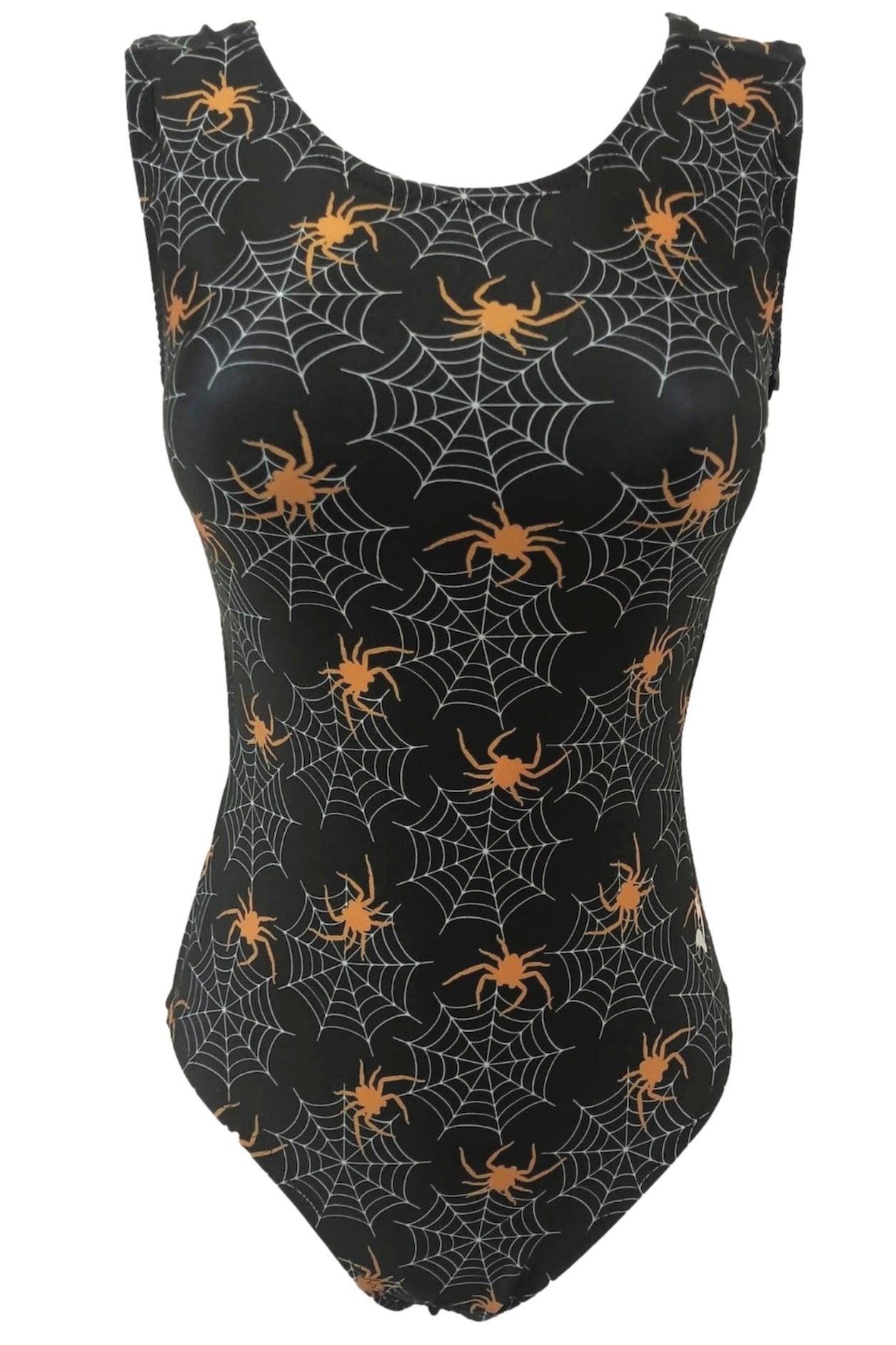 Spooky Spider Web Halloween Gymnastics Leotard - Foxy’s