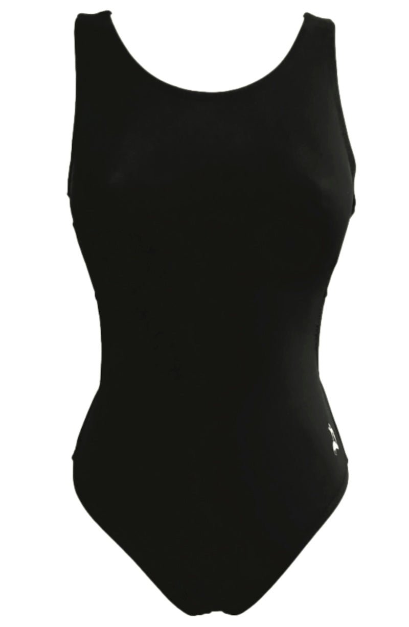 Black Ribbed Gymnastics Leotard - Comfortable & Stylish Foxy's Leo - Foxy’s