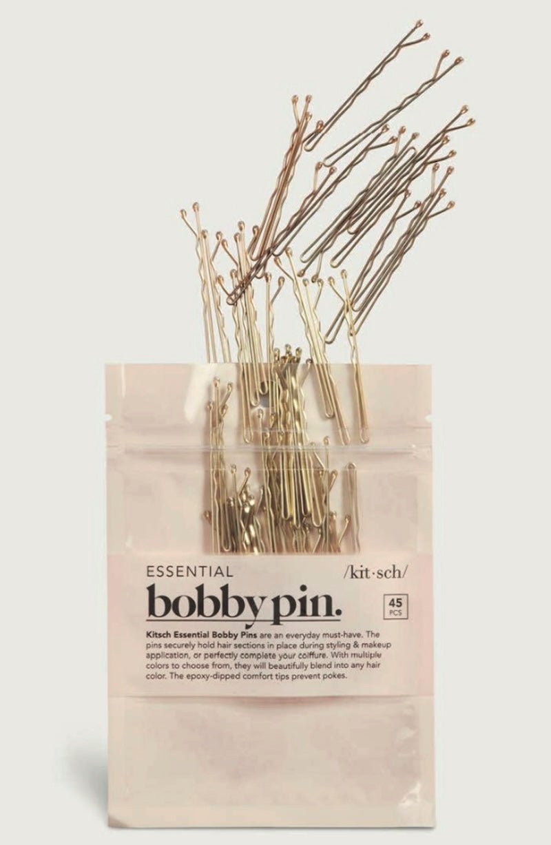Kitsch Essential Bobby Pins - 45pc Blonde - Gymnastics & Dance Hair - Foxy’s