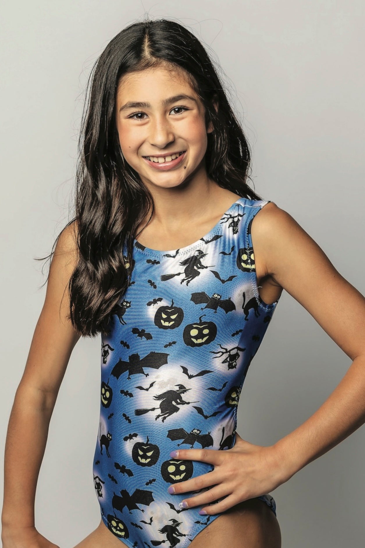 Spooky Night Halloween Leotard for Gymnastics - Foxy’s