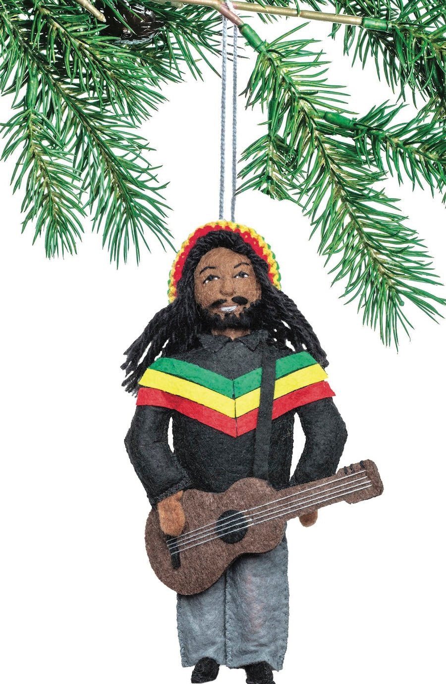 Bob Marley Felt Christmas Ornament - Foxy’s