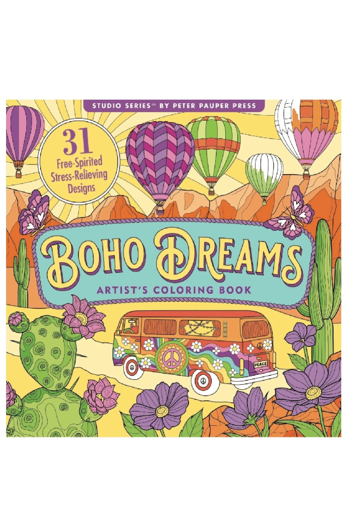 Boho Dreams Adult Coloring Book - Foxy’s