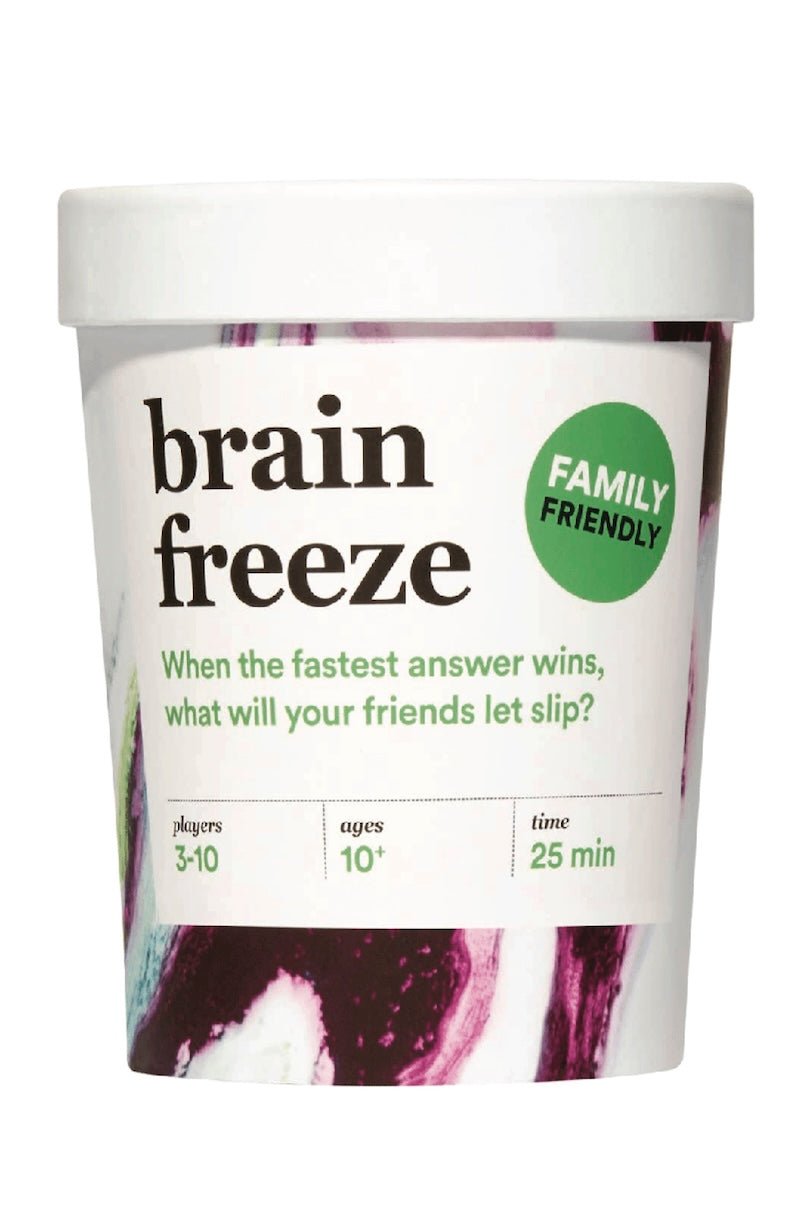 BRAIN FREEZE: The Speak - Before - You - Think Family Game - Foxy’s