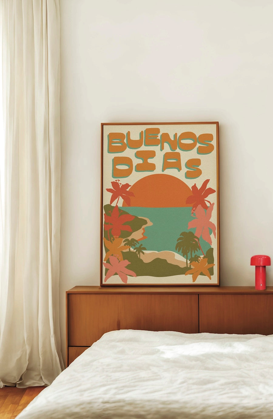 buenos dias art print