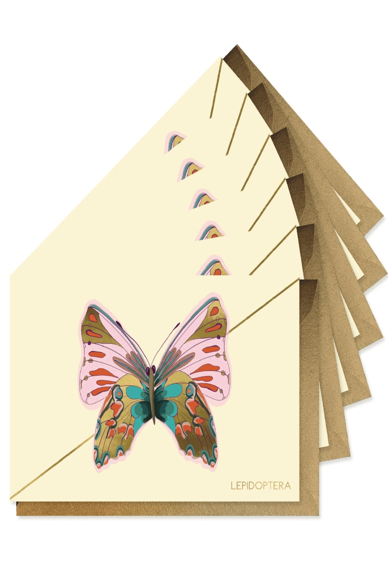 Rose Monarch Stationery Boxed Set Of 6 Cards - Foxy’s