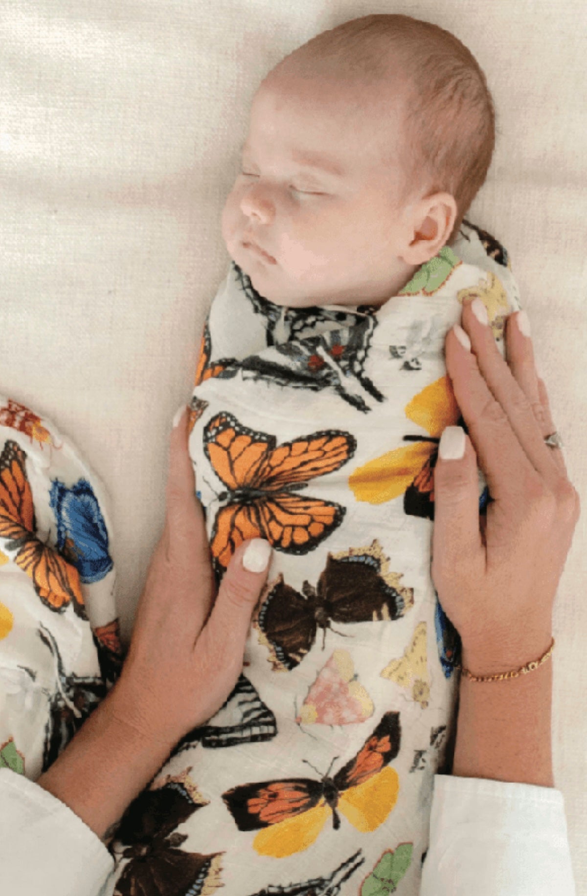 Flutter Friends Butterfly Baby Swaddle Blanket - Foxy’s