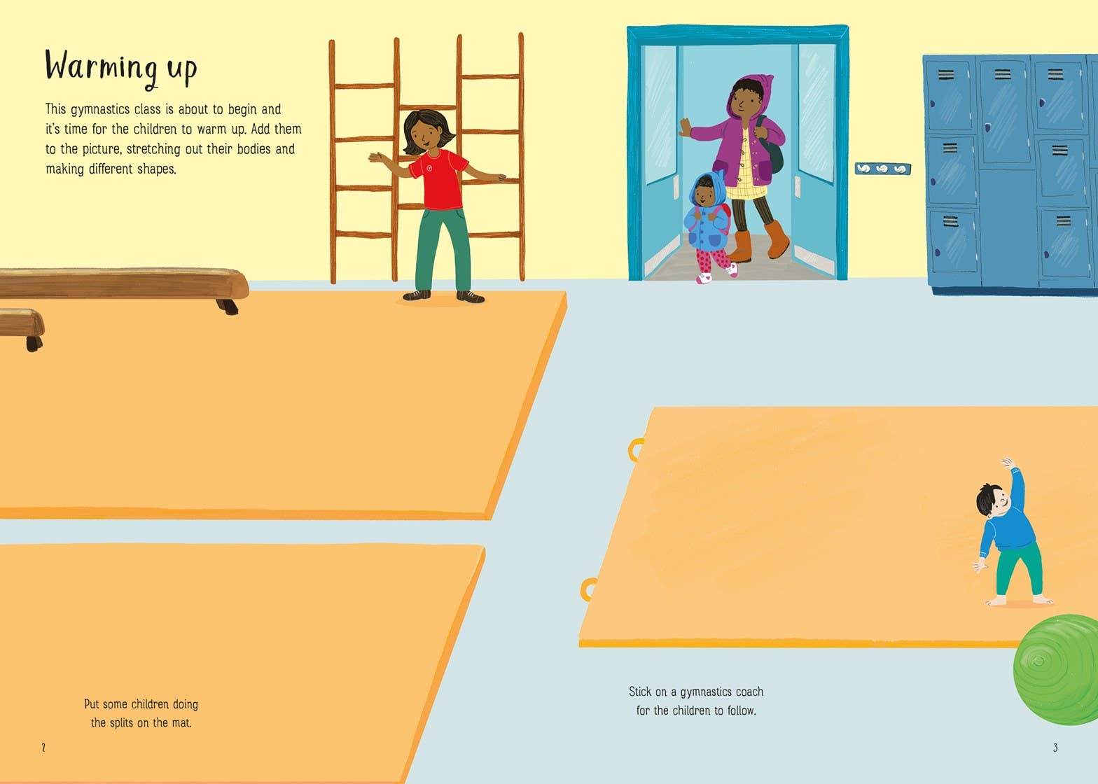 Little First Stickers Gymnastics : Usborne - Foxy’s