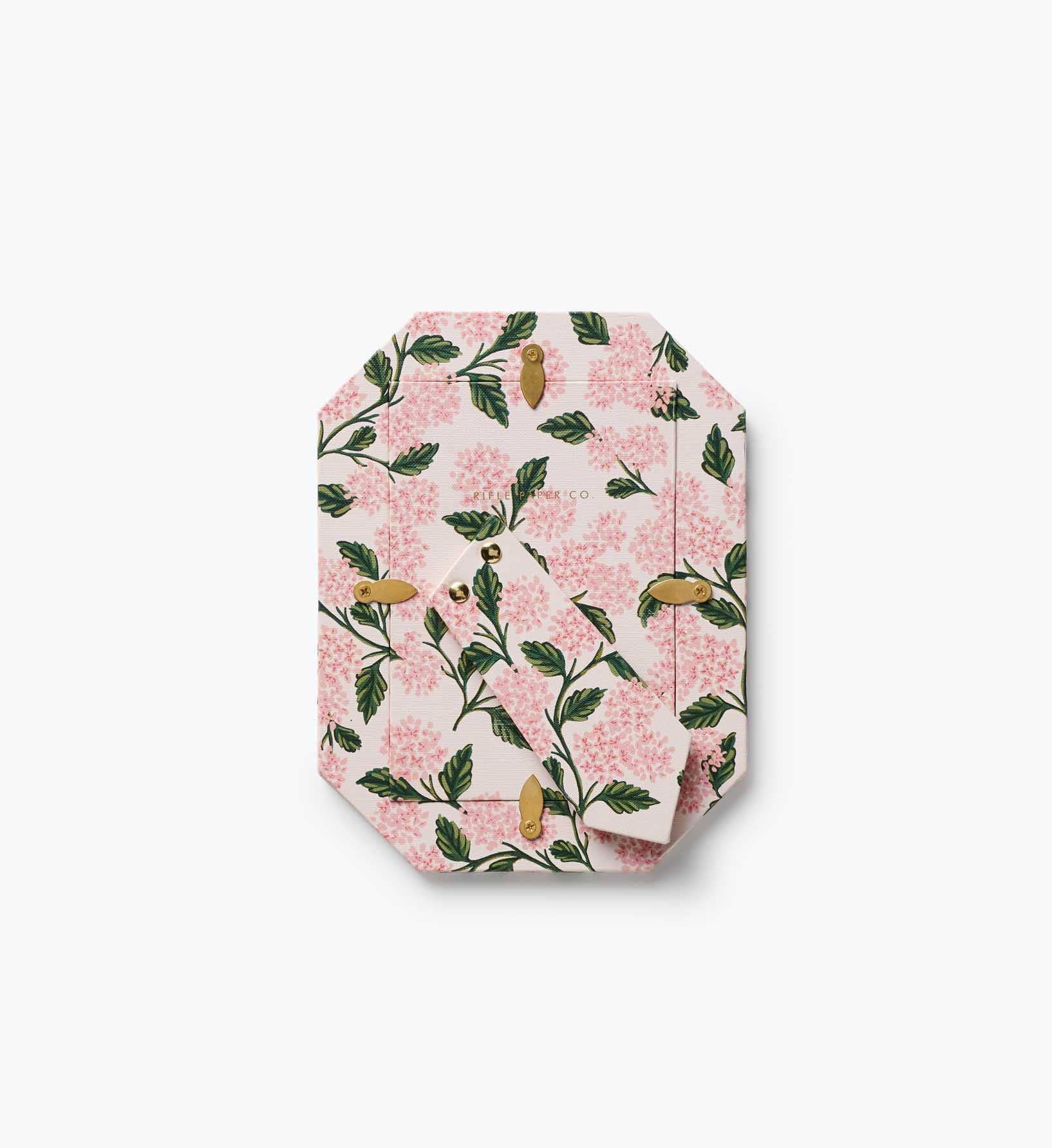 Pink Hydrangea Paper Wrapped Picture Frame - Foxy’s