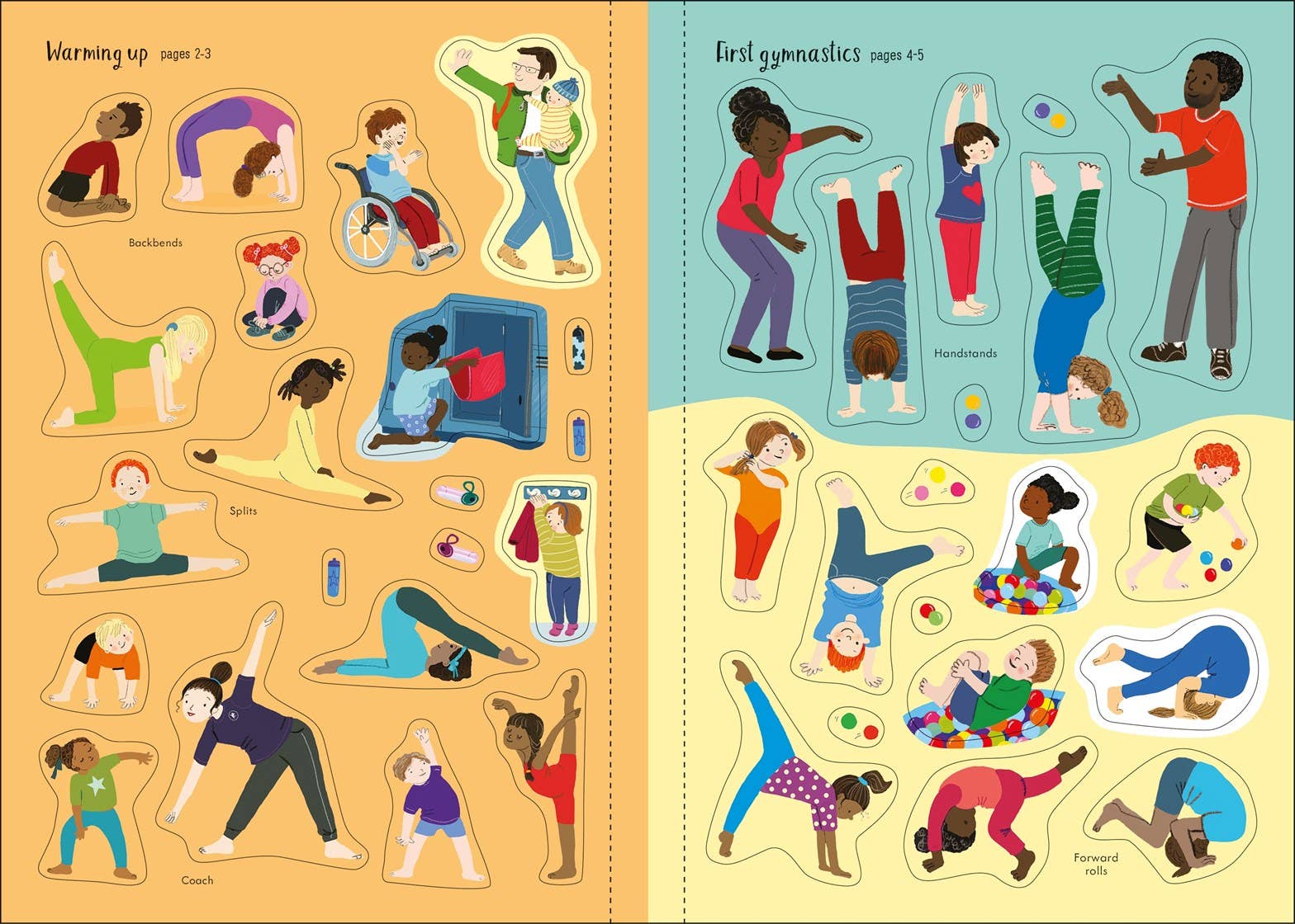 Little First Stickers Gymnastics : Usborne - Foxy’s