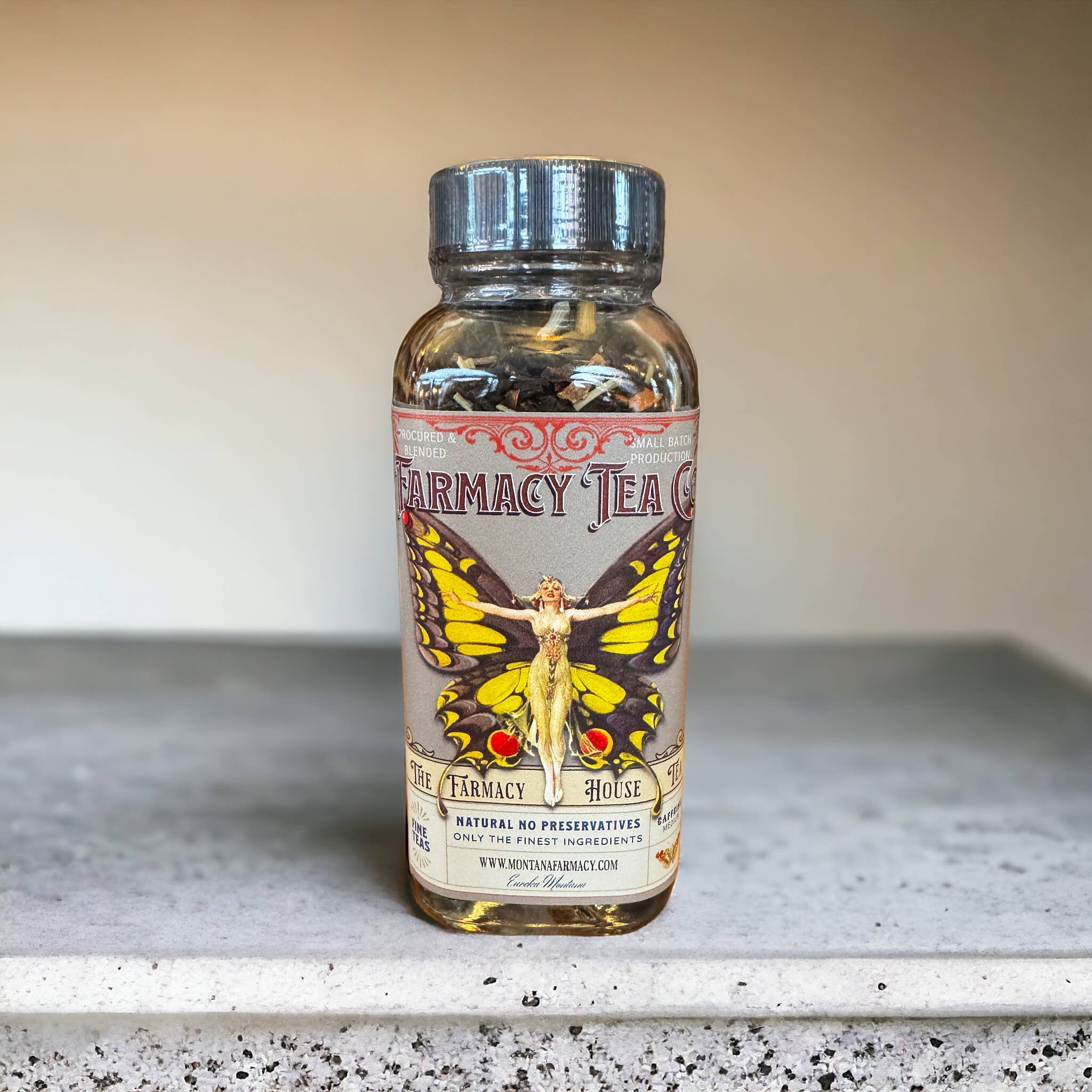 House Tea Fan Fave Fruity Earl Grey Butterfly Vintage