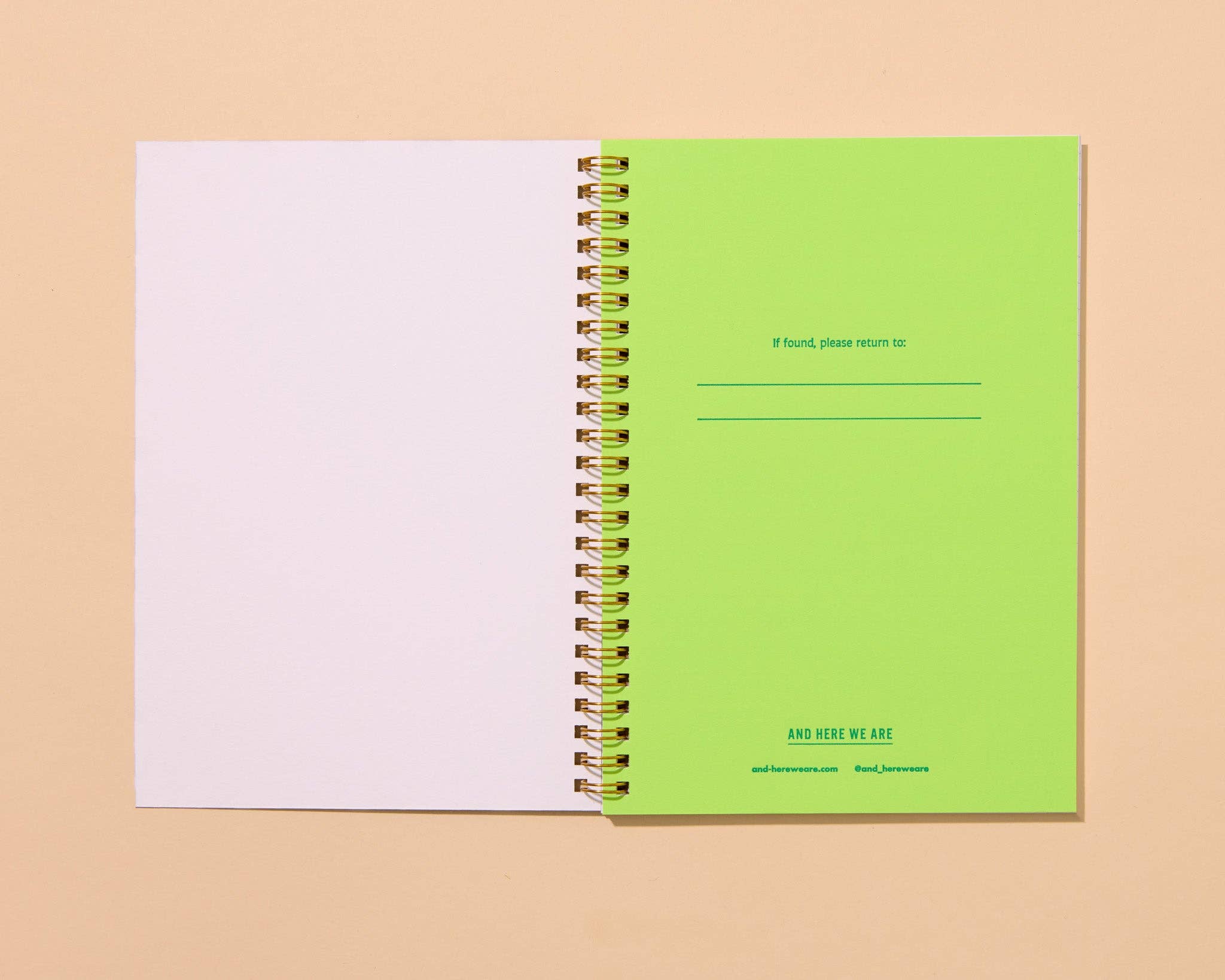 Letterpress A5 Spiral Notebook—Bananas (Modern Summer Fruit) - Foxy’s