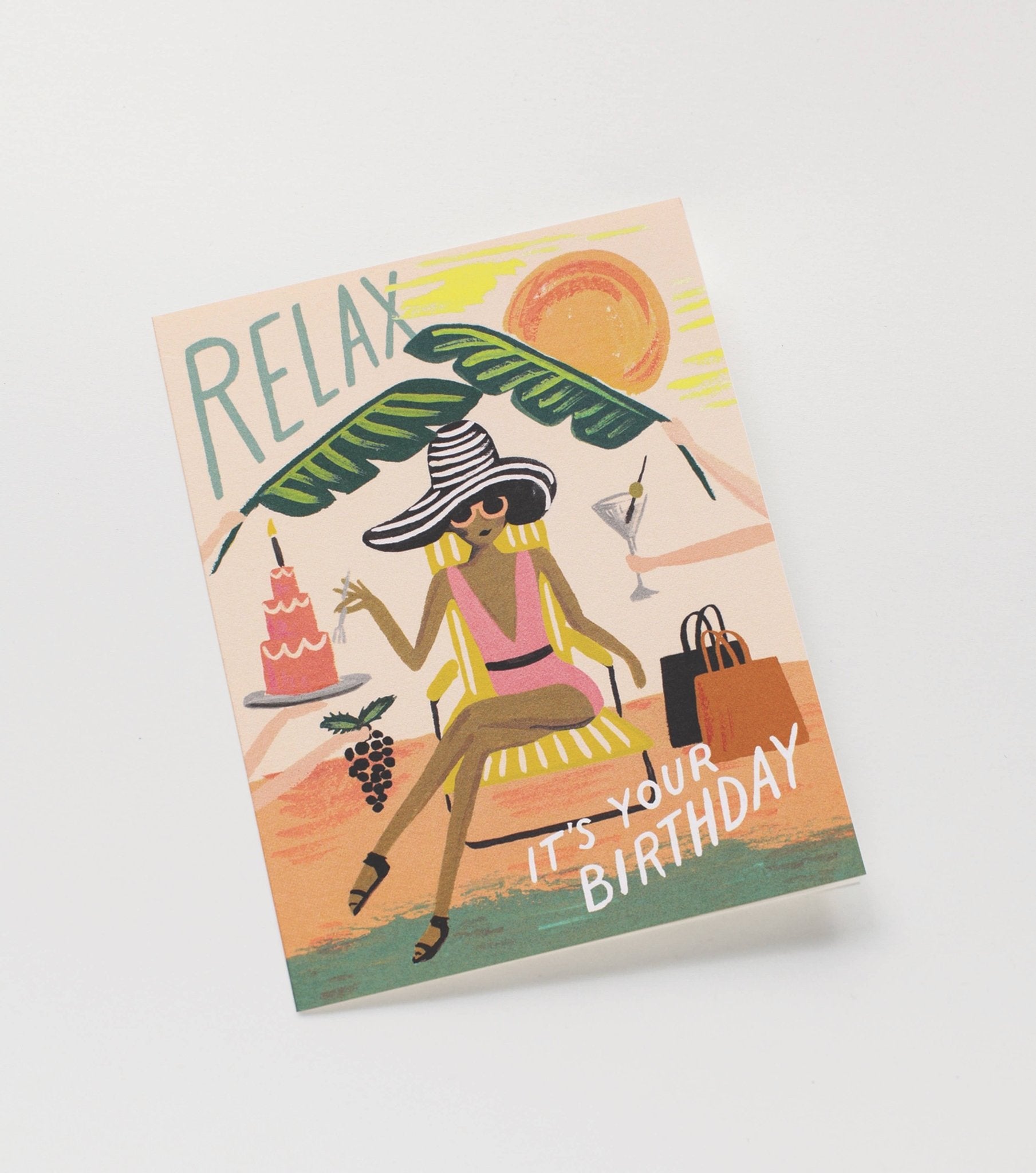 Relax Birthday Card - Foxy’s