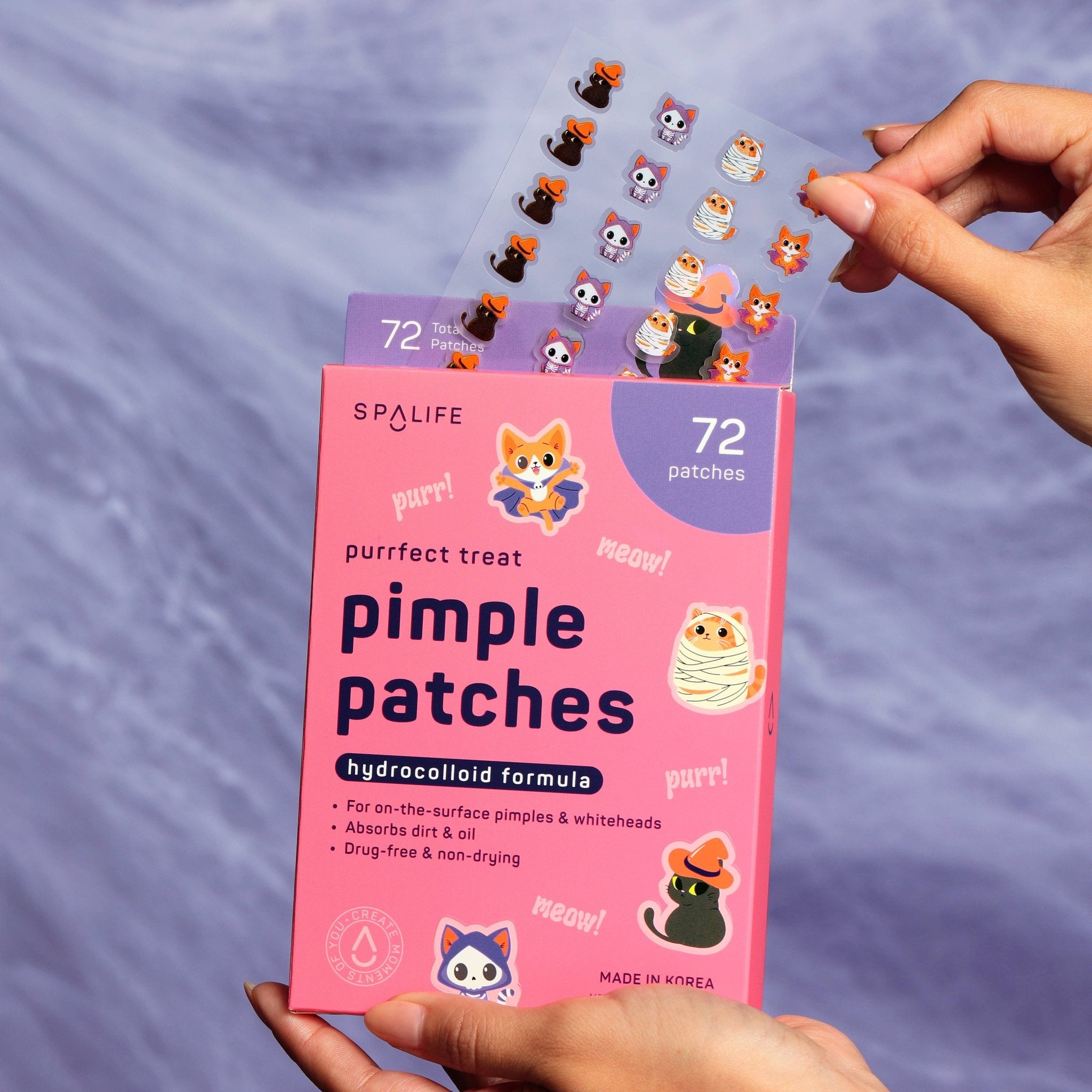 Purrrfect - Treat Hydrocolloid Halloween Pimple Patches - Foxy’s