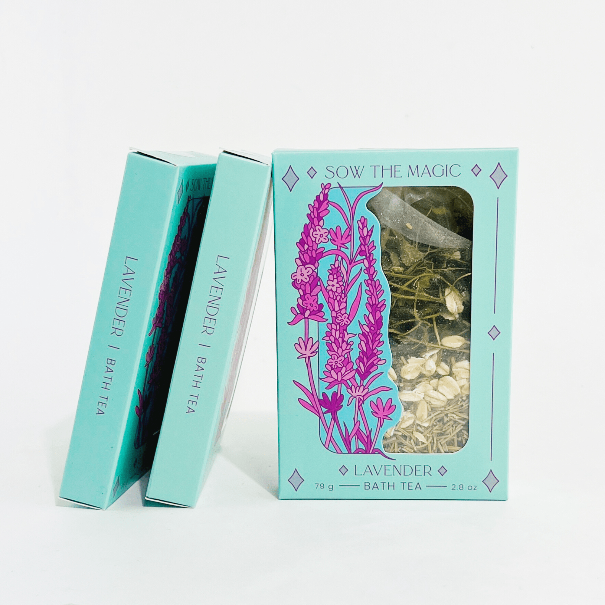 Lavender Lovers Tarot Botanical Bath Tea Box - Foxy’s