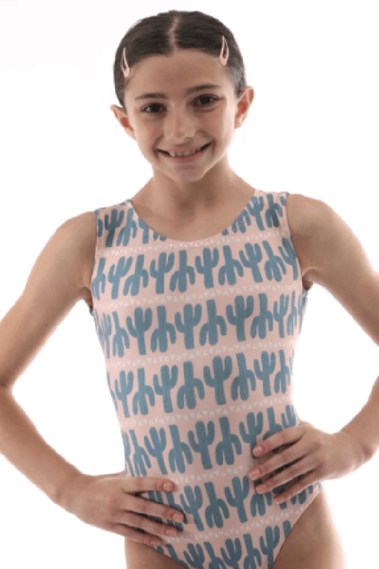 Wild West Cactus Gymnastics Leotard - Foxy's Leos - Comfortable & Stylish - Foxy’s