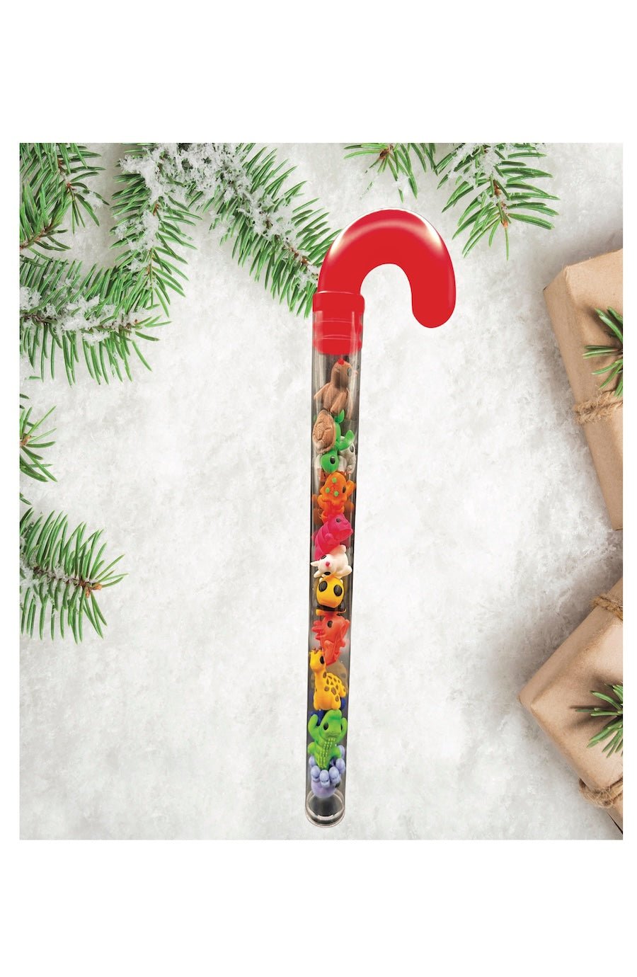 3D Printed Mini Animals in Candy Cane | Christmas Toy - Foxy’s