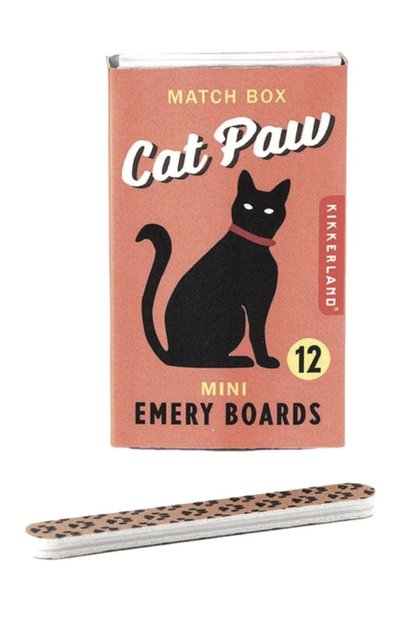 Cat Paw Emery Boards - Cute Matchbox Nail Files | Foxy's - Foxy’s