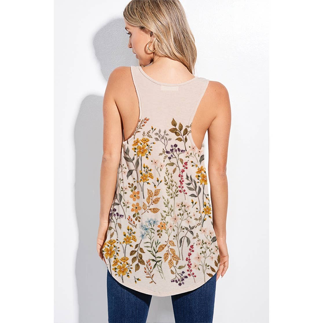 Floral Print Tank Top for Women - Foxy’s