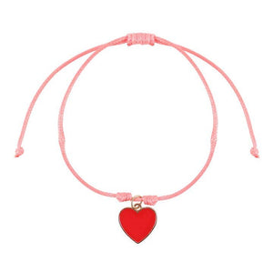 Besties Heart Charm Friendship Bracelets