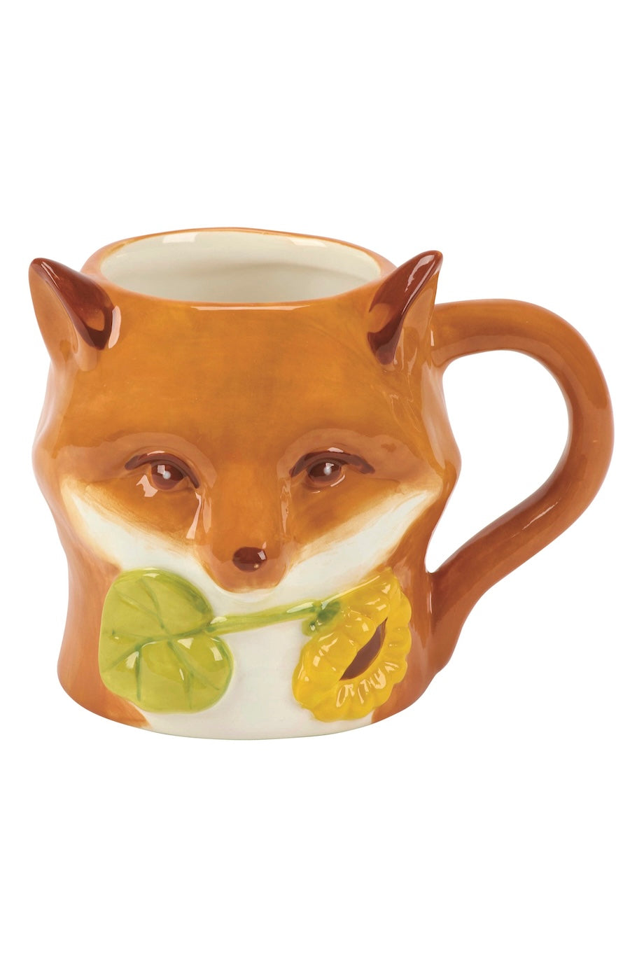 ceramic fox mug