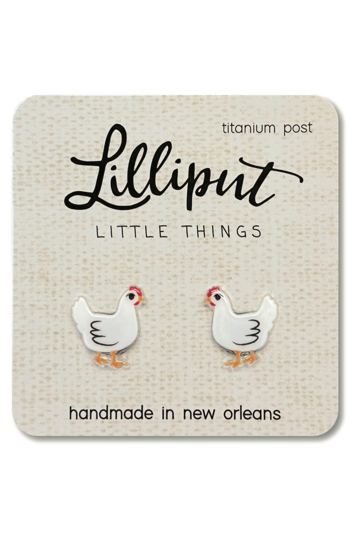 Chicken Earrings // Funny Gift - Foxy’s